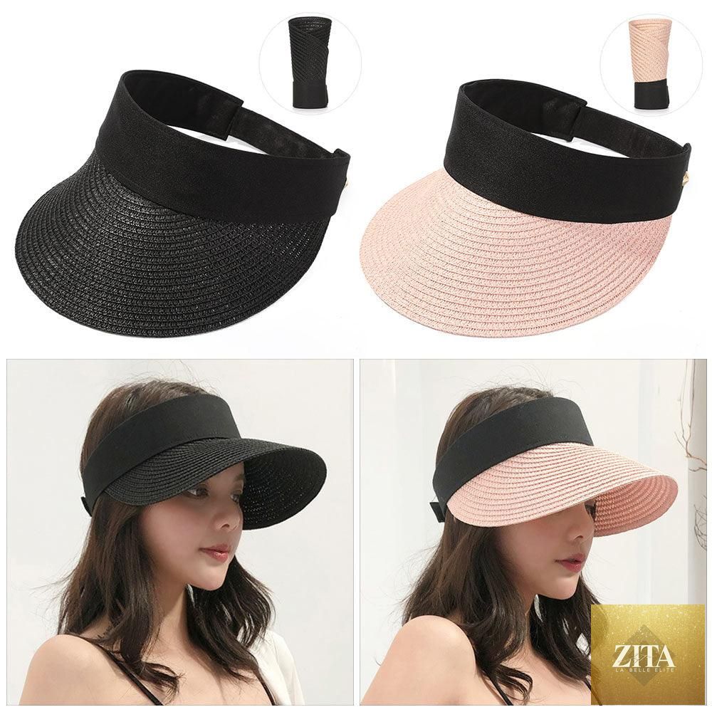 Wide brim women's summer sun hat by Stevvex, foldable and adjustable for outdoor beach and casual activities.