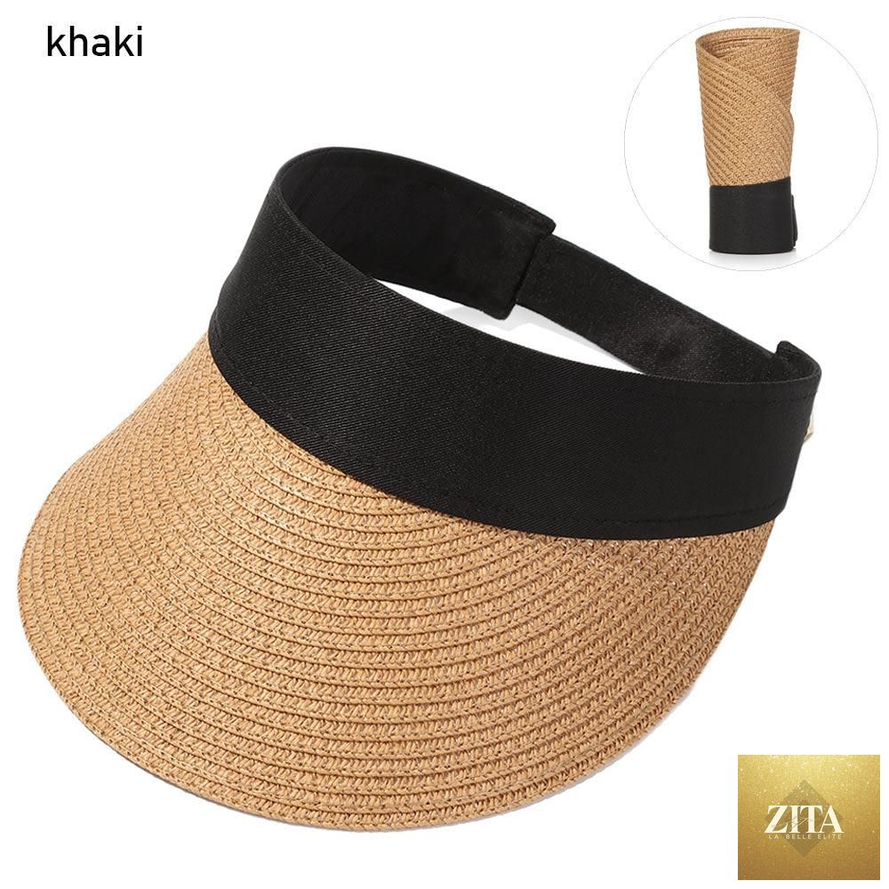Stevvex wide brim summer women's beach hat, foldable and adjustable, with a casual, comfortable design for outdoor sun protection.