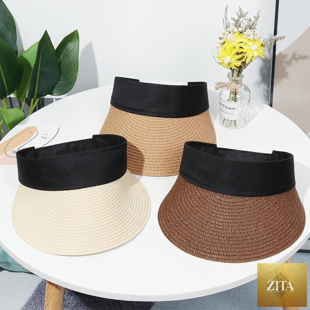 Stevvex wide brim summer women's beach hat, foldable and adjustable, with sun protection for outdoor casual and beach activities.