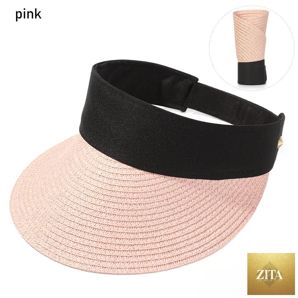 Stevvex wide brim summer women's beach hat, foldable and adjustable, with a casual style and UV protection for outdoor activities.