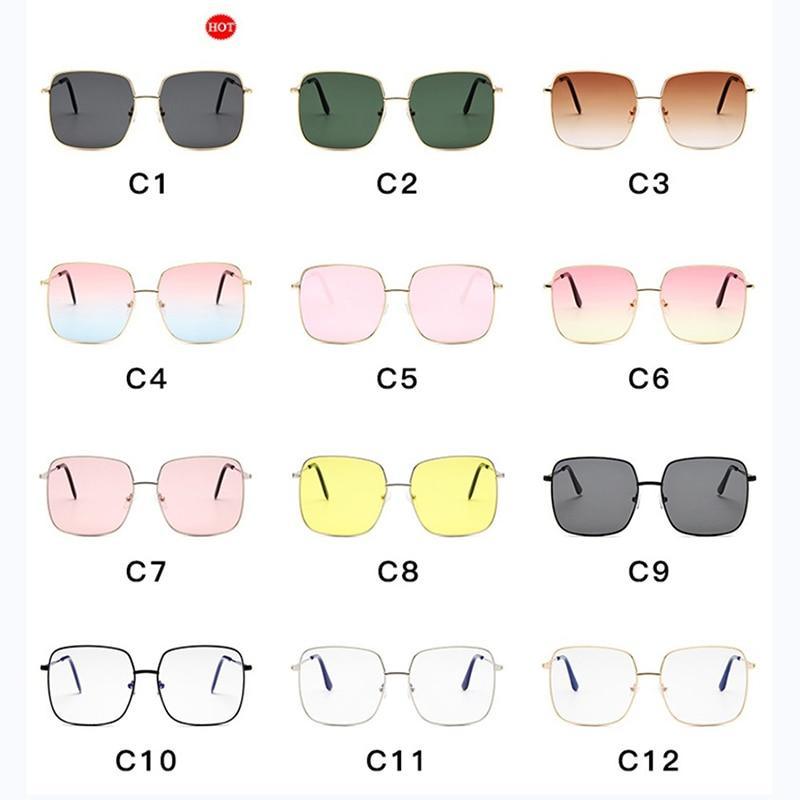 Summer Luxury Square Sunglasses For Women Elegant Design Eyewear Women Men Fashion Design Lightweight Glasses Women UV Protection Sunglasses