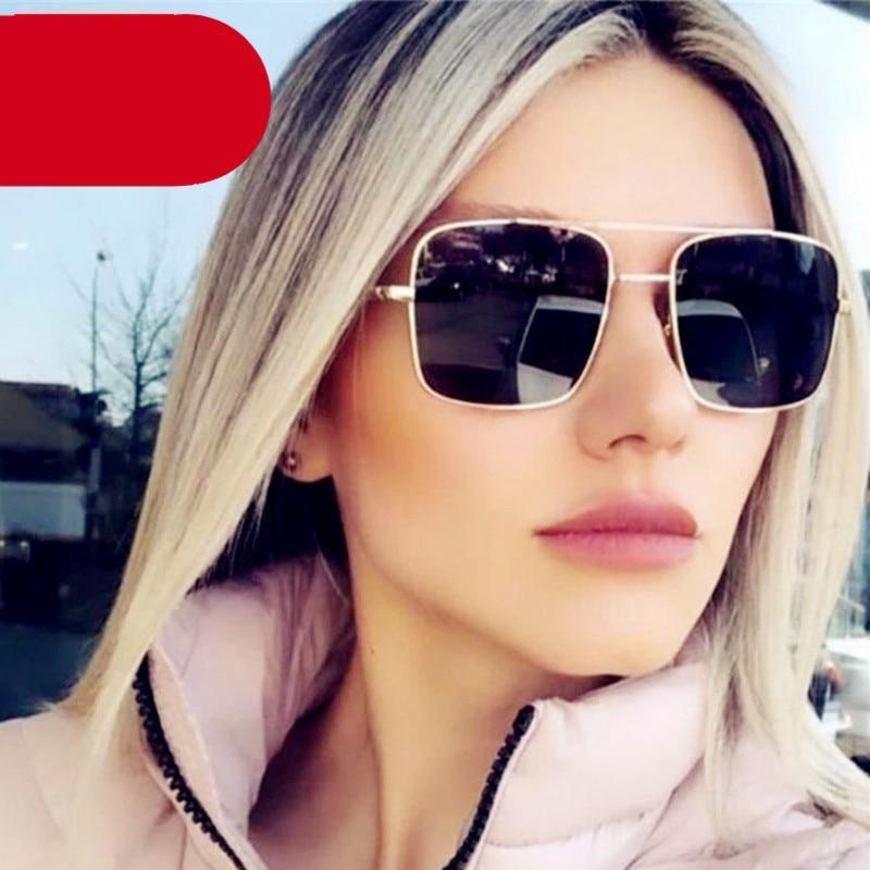 Summer Luxury Square Sunglasses For Women Elegant Design Eyewear Women Men Fashion Design Lightweight Glasses Women UV Protection Sunglasses