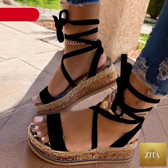 Stevvex women's summer platform sandals with candy-colored open toe design, ankle strap, buckle, and high heel for casual wear.