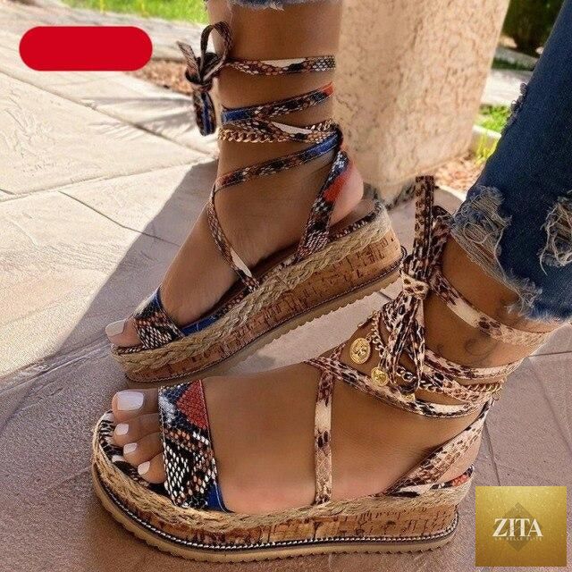 Stevvex women's summer platform sandals with candy-colored open toe design, ankle strap, buckle closure, and high heel.
