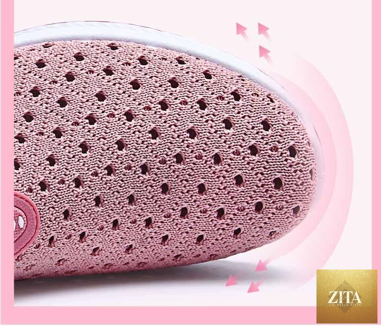 Stevvex women's summer espadrilles, breathable slip-on sneakers with mesh design, lightweight, non-slip soles, ideal for walking.