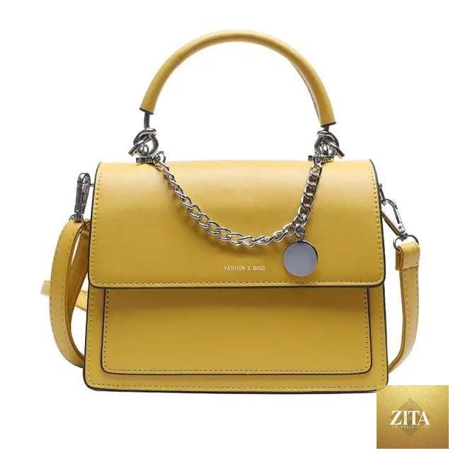 Elegant square handbag by Stevvex made of high-quality PU leather, stylish women's designer travel shoulder bag.