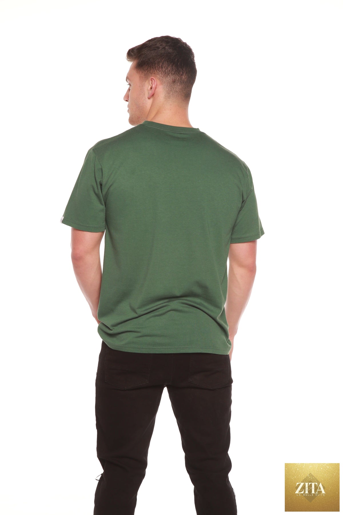 Men's Spun Bamboo short sleeve T-shirt made from bamboo viscose and organic cotton, featuring a classic cut and comfortable fit.