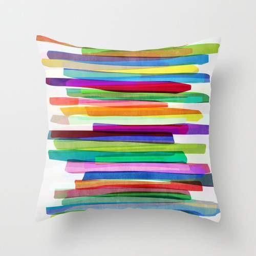 Colorful Stripes Cushion/Pillow Scorpius
