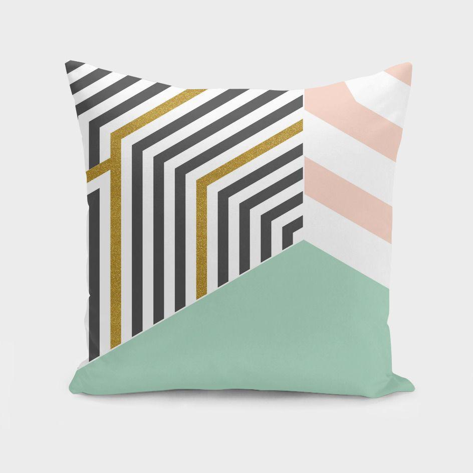 Mint&Gold Room Cushion/Pillow Scorpius
