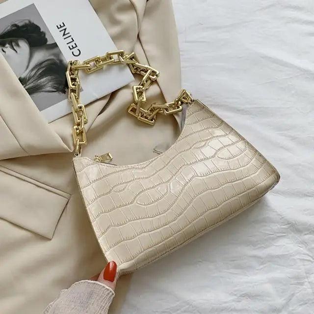 Unique Design Luxury Pattern Zipper Handbags With Stylish Texture Simple and Small Square Bags for Women