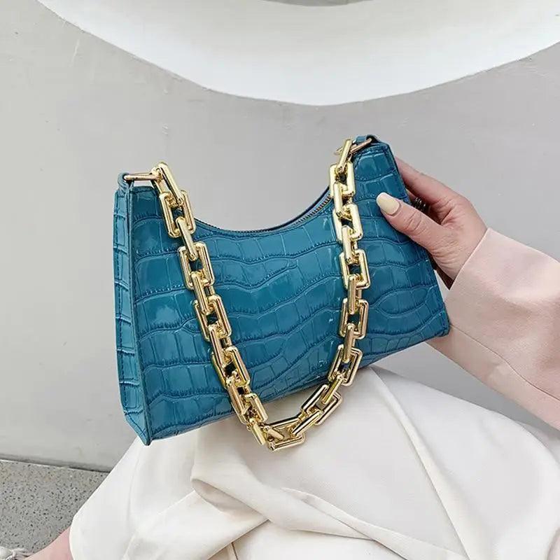 Unique Design Luxury Pattern Zipper Handbags With Stylish Texture Simple and Small Square Bags for Women