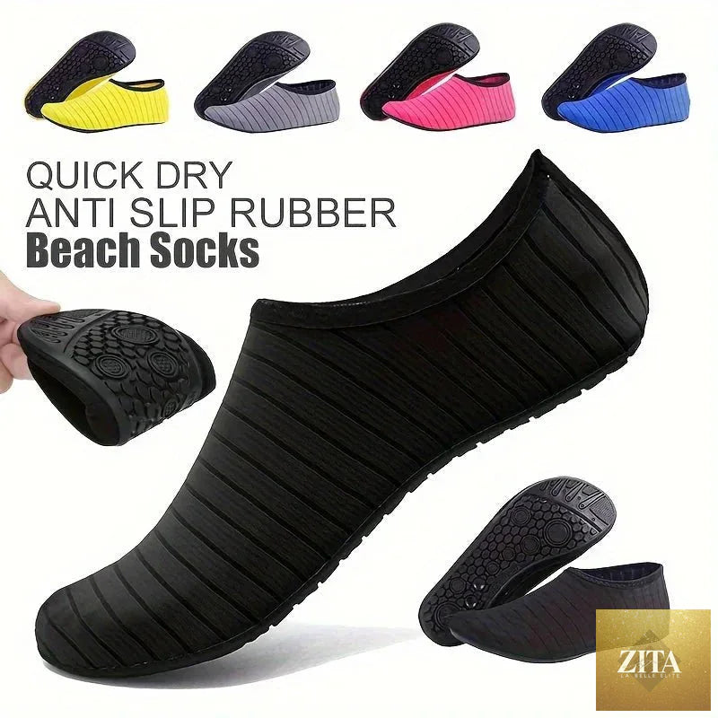 Unisex Quick-Dry Water Shoes | Anti-Slip Barefoot Swim Beach Socks