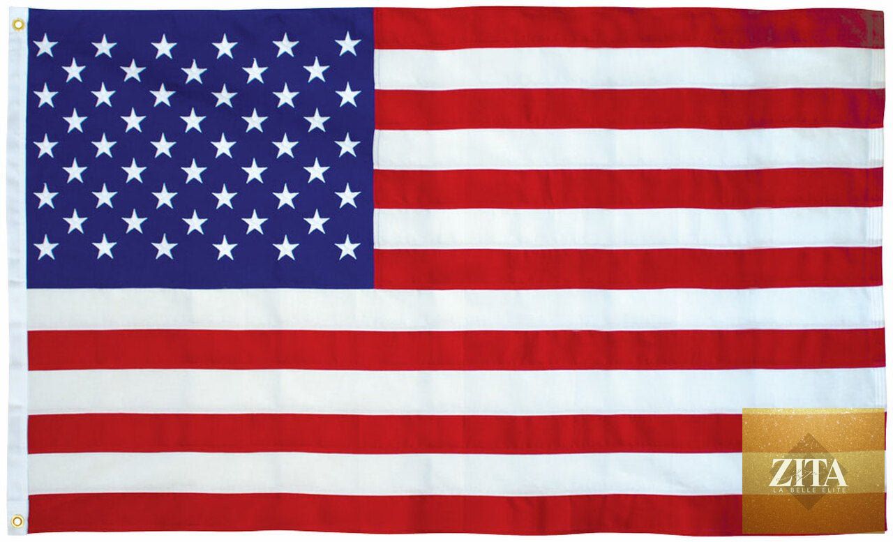 U.S. Poly-Extra flag by Flags Unlimited, featuring vibrant USA flag colors on durable polyester fabric.