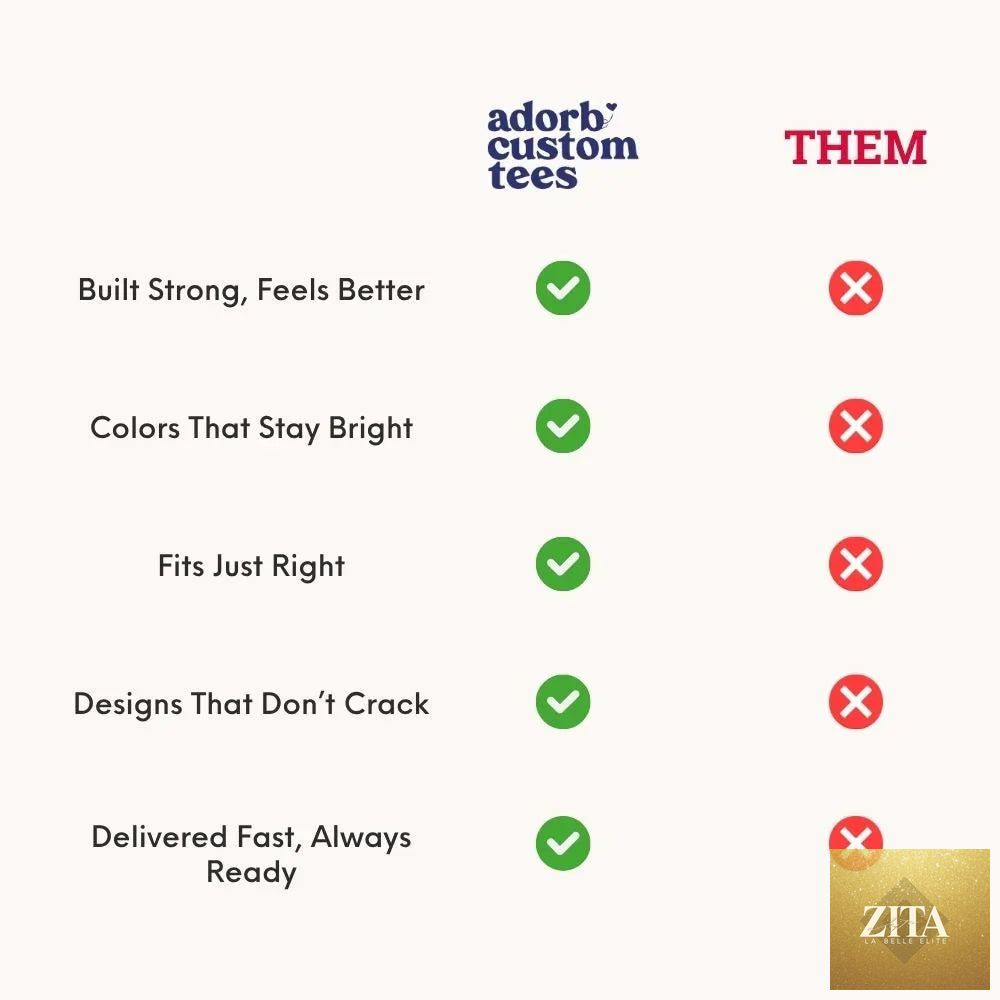 Patriotic 4th of July T-Shirt by Adorb Custom Tees showing a US vs. Them comparison with American flag design.