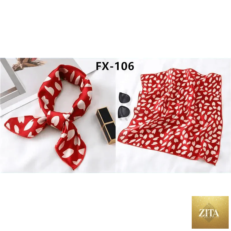 Stevvex square silk scarf with colorful printed design, versatile accessory for neck, hair, or shawl styling for women.