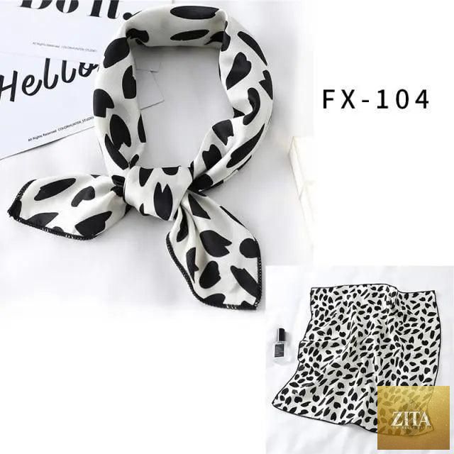 Stevvex square silk scarf for women featuring a fashionable printed design, versatile as a neck scarf, hair band, or shawl.