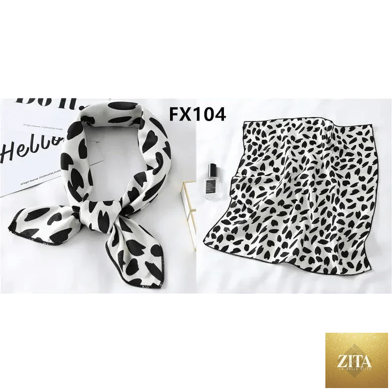 Stevvex square silk scarf for women featuring a fashionable printed design, versatile small neck accessory, perfect as a hair band or shawl.