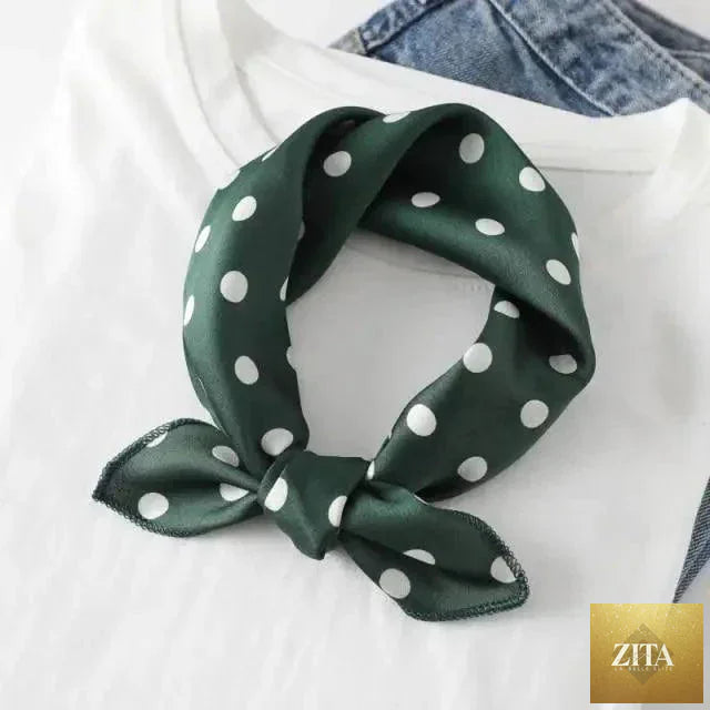 Stevvex square silk scarf for women featuring a fashionable printed design, small neck size, ideal as a hair band or shawl.