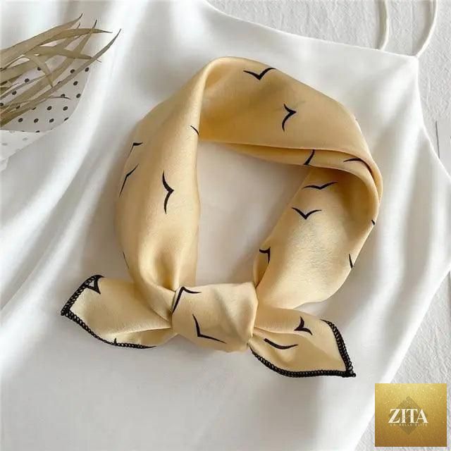 Stevvex square silk scarf for women featuring a colorful printed design, versatile for neck, hair, or shawl styling.