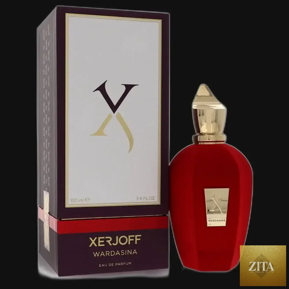 Wardasina by Xerjoff unisex perfume spray, 3.4 oz, from Gamer Scents, featuring a luxurious fragrance in a sleek bottle.