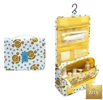 Waterproof travel toiletry bag in assorted colors from DailySale, suitable for beauty and personal care essentials.