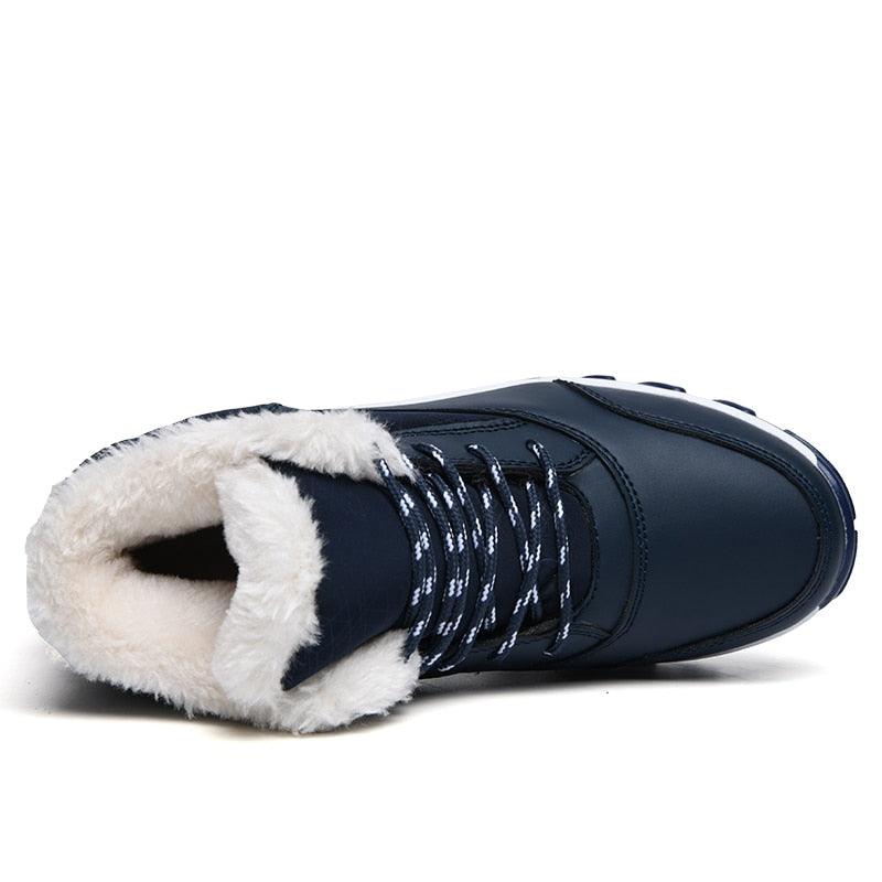 Stevvex winter women's sneakers with breathable fabric, warm fur lining, anti-slip sole, high heels, and soft sole for winter comfort.