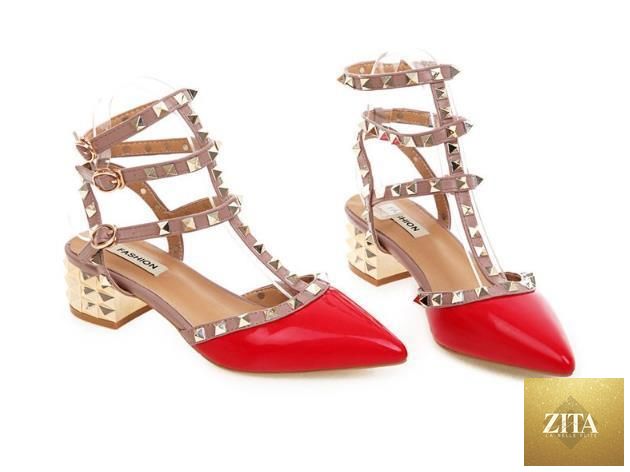 Woman wearing Stevvex luxury summer high heels with pointed toes, strappy closed-toe sandals, and adjustable straps.
