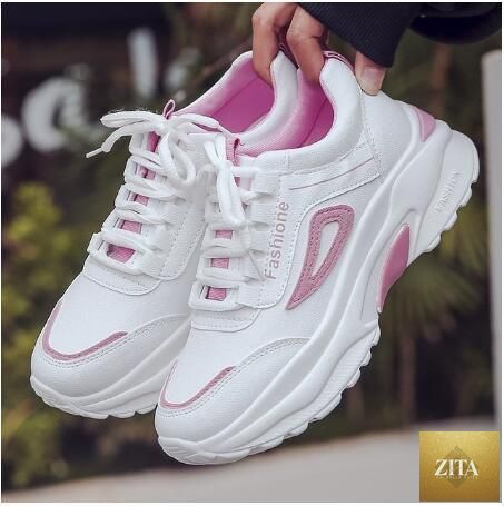 Women Stevvex colorful casual sneakers with flat thick sole, lightweight breathable design, ideal for walking, running, and gym workouts.