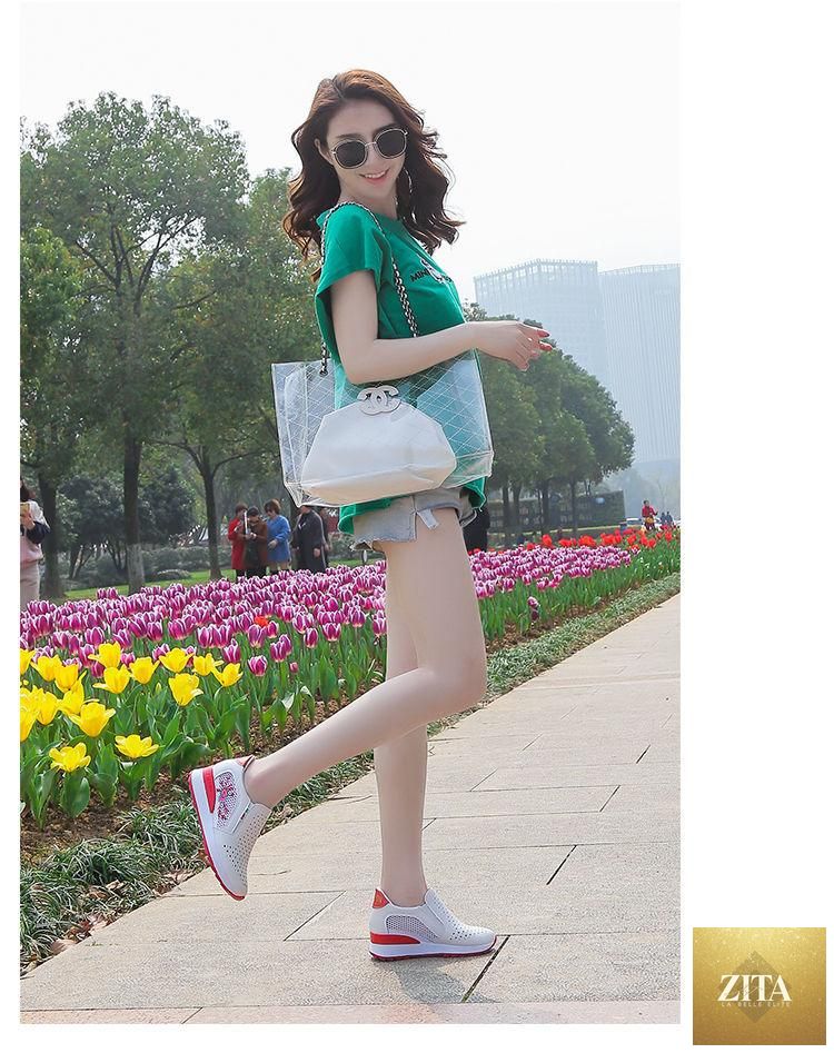 Women’s Stevvex casual slip-on sneakers with mixed colors, high-top design, hidden heel, and platform for comfortable summer wear.