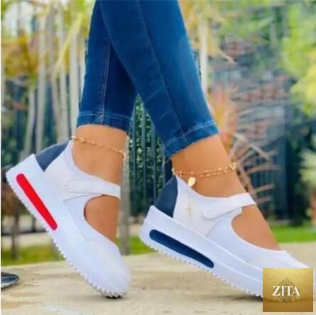 Women Stevvex elegant sneakers with thick soles, mesh breathable athletic casual shoes, lace-up sports sneakers for comfort and style.