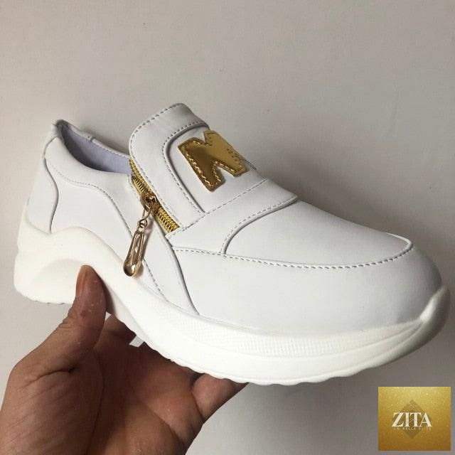 Women Stevvex elegant sneakers with thick soles, mesh breathable fabric, lace-up design, ideal for casual and athletic wear.