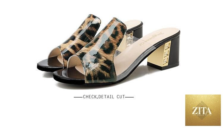 Stevvex women's open-toe high heel sandals with tie-up ankle wrap, slip-on flat summer shoes for dressy or casual wear.
