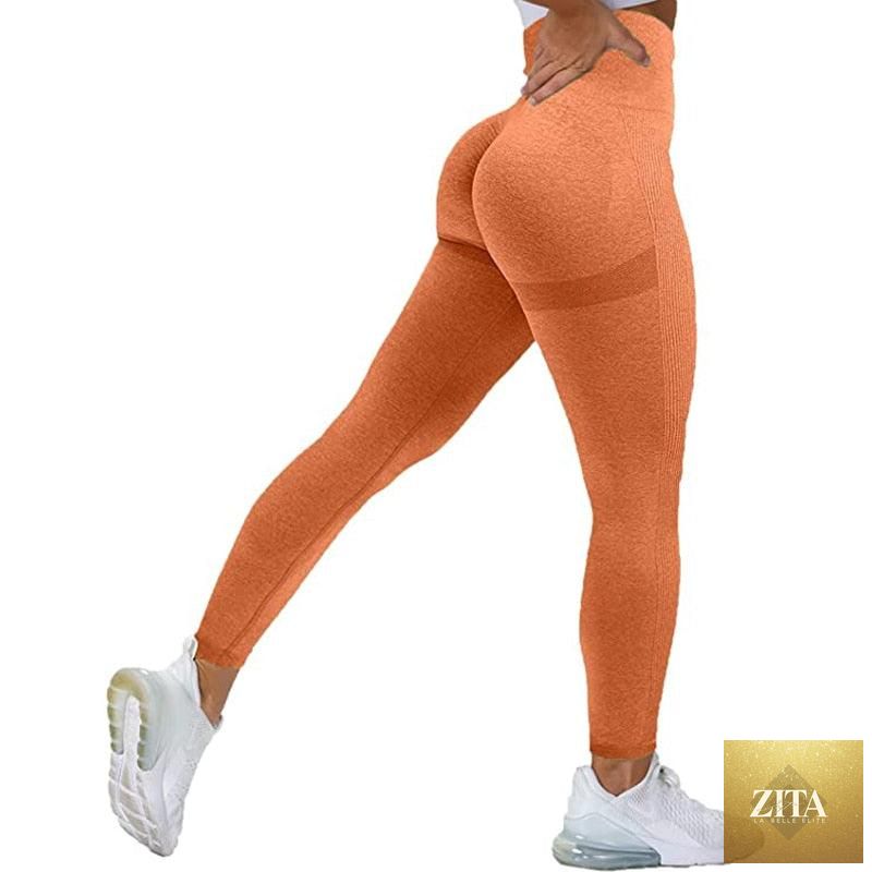 Women high waist seamless gym leggings by Stevvex, featuring a push-up design, breathable fabric, and a snug fit for workout and yoga.