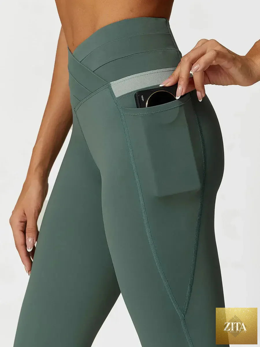 Contour Flex Two-Tone Leggings