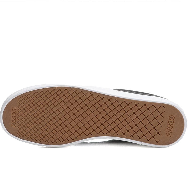 Women Stevvex leather espadrille sneakers with slip-on design, platform sole, and casual spring fashion style.
