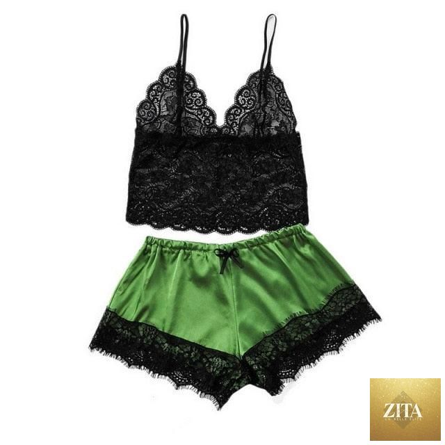 Stevvex women’s luxury lace bra and panty set with strappy design, lightweight polyester sleepwear and underwear, comfortable fit.