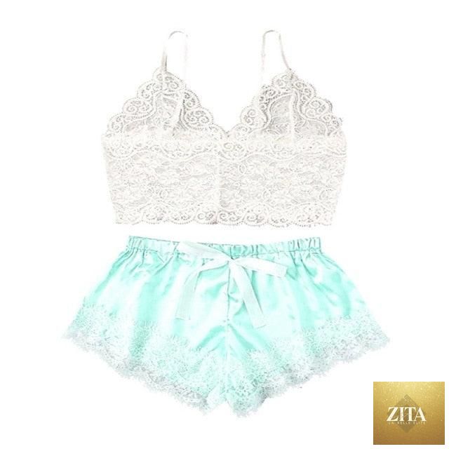 Women Stevvex luxury lace bra and panty set with strappy design, lightweight polyester sleepwear and comfortable lingerie set.