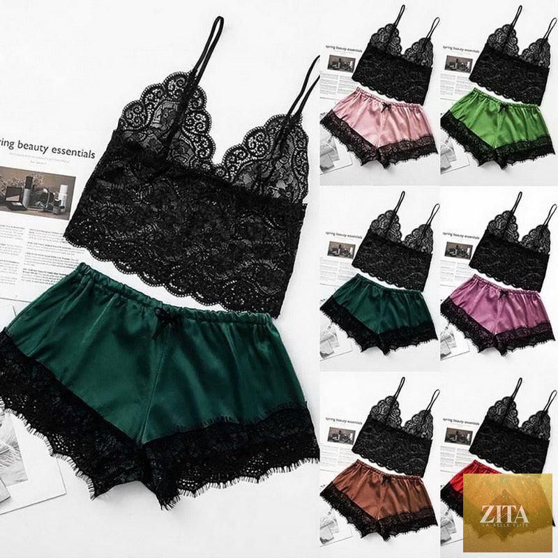 Stevvex women's luxury lace bra and panty set with strappy design, lightweight polyester sleepwear, comfortable and stylish lingerie set