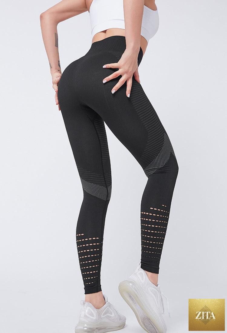 Women Mesh Leggings High Waist Seamless Fitness Leggings Fashion Female Gym Workout Leggings Seamless Gym Running Stylish Tight Athletic Leggings Soft Active Legging For Women