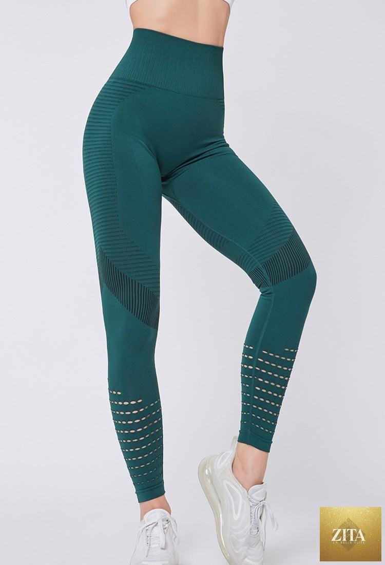 Women Mesh Leggings High Waist Seamless Fitness Leggings Fashion Female Gym Workout Leggings Seamless Gym Running Stylish Tight Athletic Leggings Soft Active Legging For Women