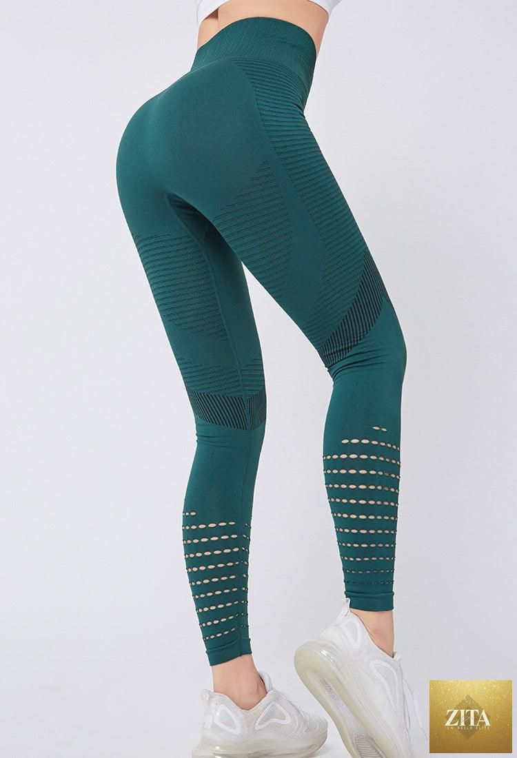 Women Mesh Leggings High Waist Seamless Fitness Leggings Fashion Female Gym Workout Leggings Seamless Gym Running Stylish Tight Athletic Leggings Soft Active Legging For Women
