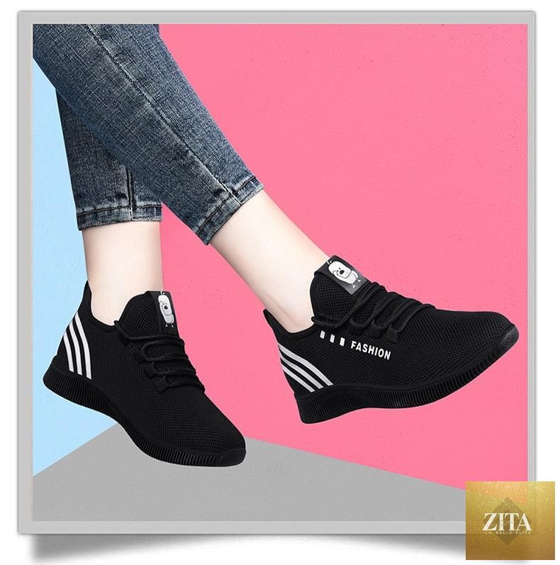 Women Stevvex running shoes with breathable air mesh design, soft lightweight sport sneakers for walking, jogging, and casual wear.