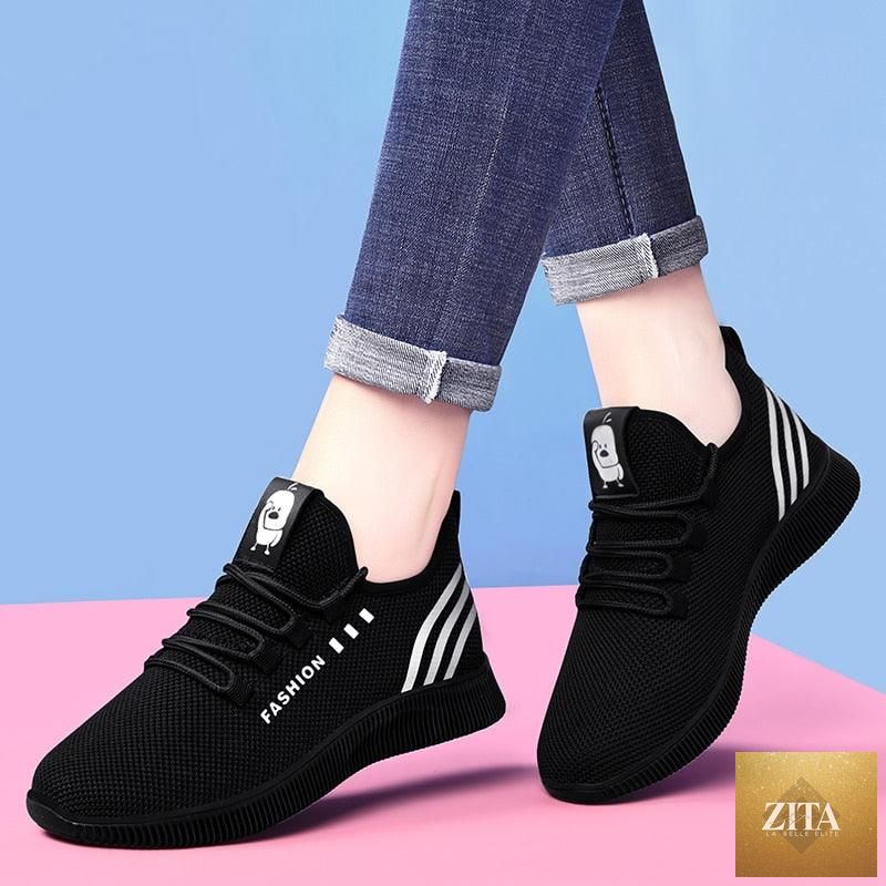 Stevvex women’s air mesh running shoes featuring breathable, soft, lightweight design for walking, jogging, and casual sport activities.
