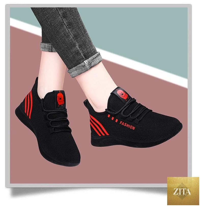 Women Stevvex running shoes with breathable air mesh design, soft lightweight construction, ideal for walking, jogging, and casual wear.