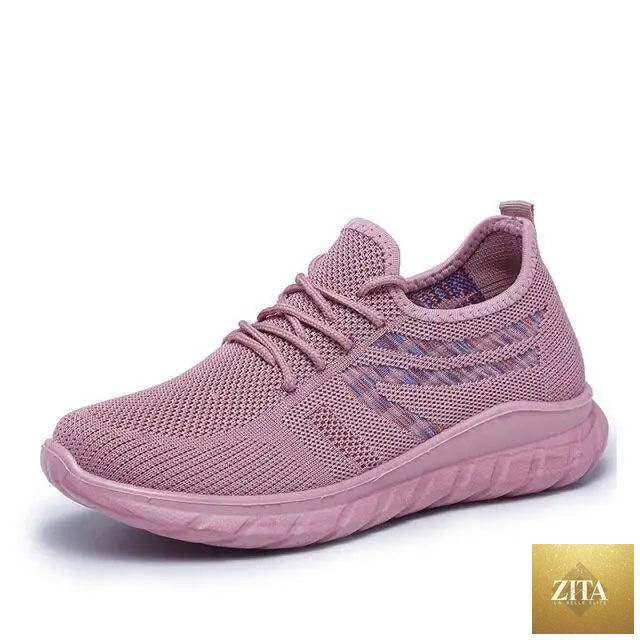 Women’s mesh breathable sneakers by Stevvex, casual spring style with soft, elegant, luxury design and comfortable fit.