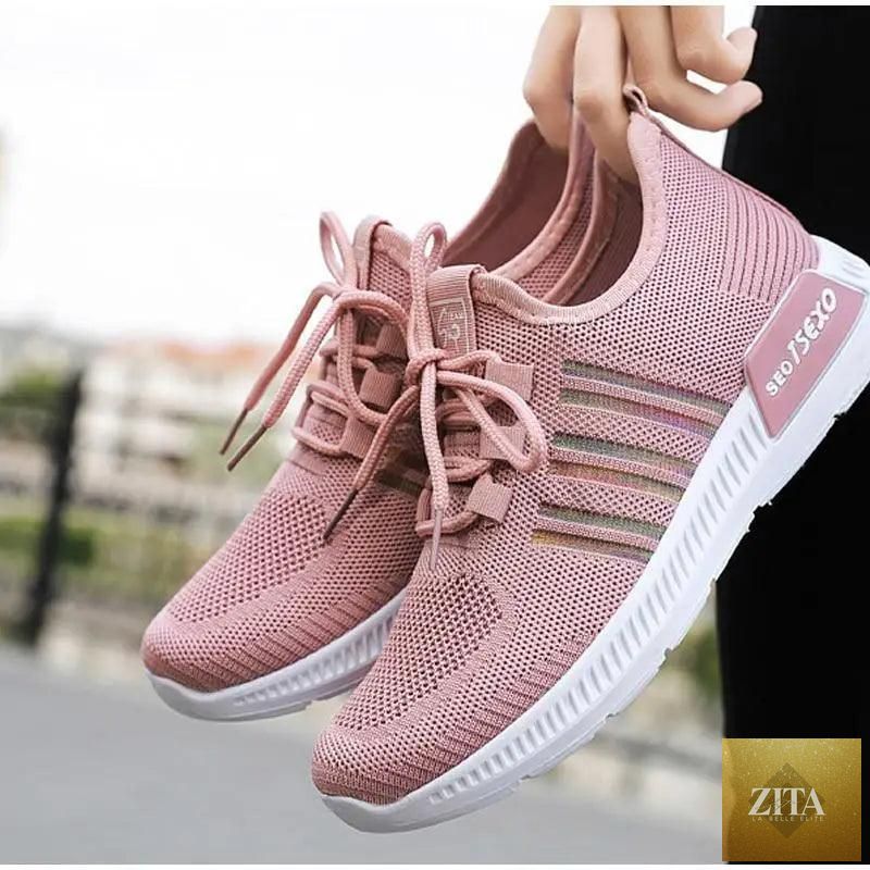 Women’s Stevvex mesh breathable sneakers with casual spring style, soft luxury design, perfect for comfortable, elegant everyday wear.