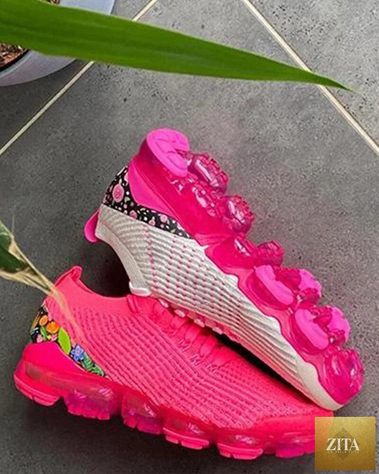 Women’s Stevvex vulcanize sneakers with lightweight mesh, air cushion sole, stylish design, perfect for running, walking, and summer wear.