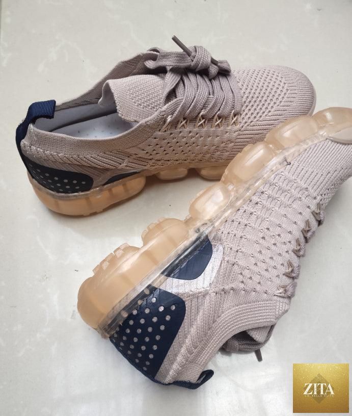Women’s Stevvex stylish vulcanize sneakers with lightweight mesh, air cushion sole, perfect for summer running and walking.