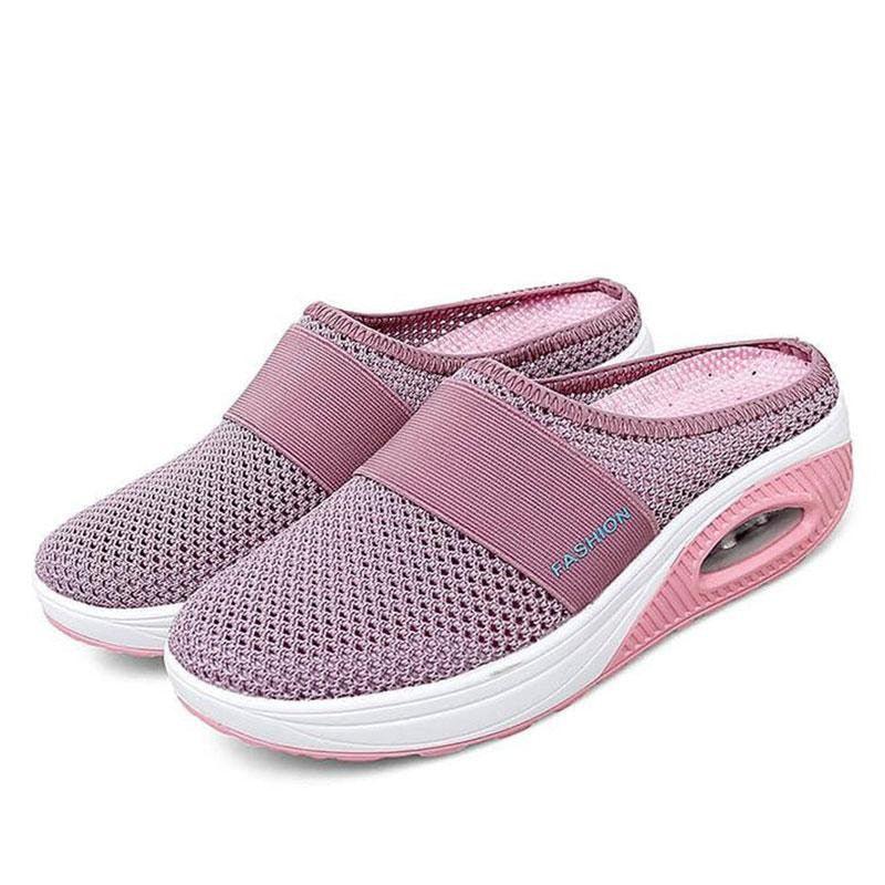 Women Stevvex fashion platform sandals with breathable mesh, lightweight design, cushioned sole, ideal for beach and casual wear.