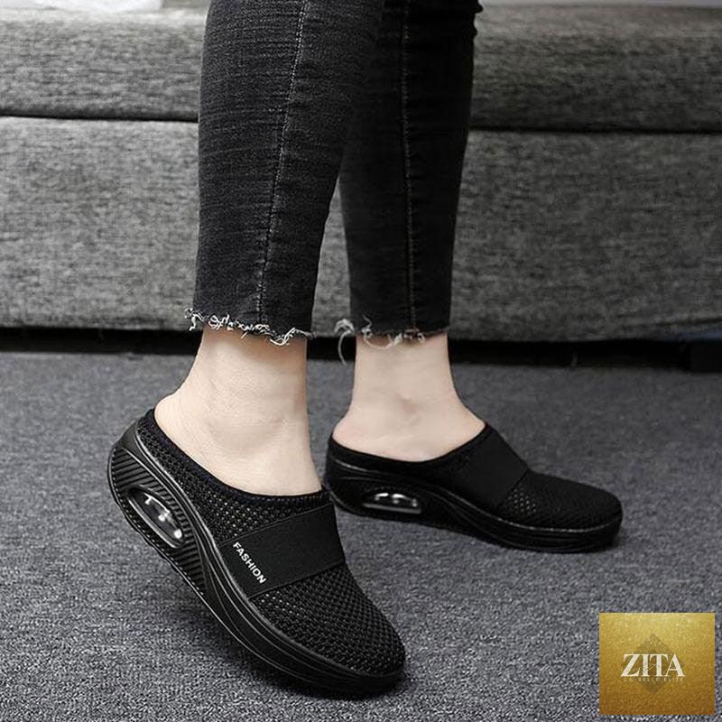 Women Stevvex fashion platform sandals with breathable mesh, lightweight design, cushioned soles, and stylish slip-on beach footwear.